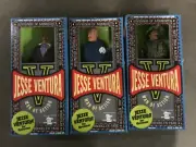Jesse Ventura Action Figure Lot of 3 NIB Vintage Find Collectible 1999 NOS