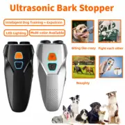 Ultrasonic Anti-barking Device Dual Probe Dog Repeller Powerful Expeller Trainer