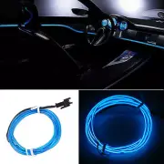 2m Blue LED Car Interior Decorative Atmosphere Wire Strip Light Accessories , (for: Peugeot)