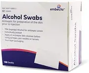 BD Alcohol Swabs 100 Each (Pack of 6)