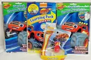 NEW BLAZE MONSTER TRUCK MACHINES TOY LOT TOYS COLORING BOOKS FIGURE VEHICLES