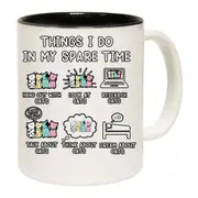 In My Spare Time Cat Kitten Pussy Cats Mug Cup