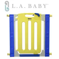 在飛比找PChome24h購物優惠-【美國 L.A. Baby】幼兒安全自動上鎖門欄/圍欄/柵欄