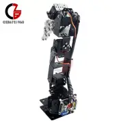 6DOF Aluminium Robot Clamp Claw Mount Kit Mechanical Robotic Arm For Arduino