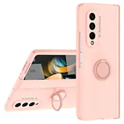 Kickstand Hard Pc Case For Samsung Galaxy Z Fold5 5g, Front Screen Film, Support Magnetic Car Mount