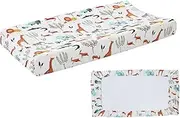 Diaper Changing Pad Cover | Cotton Breathable Waterproof Diaper Changing Mat Sheets | Changing Table Cover, Diaper Changing Table Covers & Pads for Boys Girls