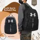 Under Armour 後背包 Hustle Sporte 黑 筆電包 15吋 防潑水 包包 雙肩背 書包 大容量 1364181001