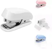 White Color Mini Stapler with Staples,Small Cute Stapler for Desk,Gift for Stude