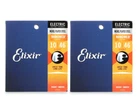 2-Pack Elixir Nanoweb Nickel Plated Steel Electric Light Gauge (10-46) 12052