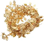 PHENOFICE Christmas Tree Beads Garland Leaf Pearl String with Fishing Line Durable Bead Trims for Holiday Decorations Weddings Crafts and Festive Events