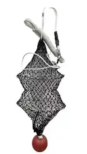 Heavy Duty Fish Scaling Scaler Bag Wire rings, Float, S/S Swivel & Rope Special