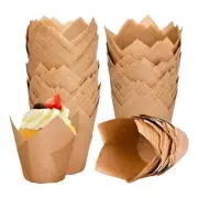 120 Counts Natural Cupcake Liners for Baking Cups, Parchment Muffin9344
