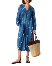 Whistles Sun Bleached Floral Dress
