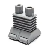Lego - Minifigure Legs - Grey / Gray, Silver, Robot