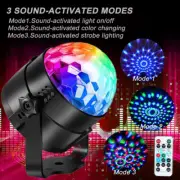 USB Disco Party Lights Strobe Led Dj Ball Sound Activated Bulb Car Dance Lamp
