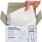 Commode Liners - Value Pack 250 Count Universal Fit - Medical Grade Bedside C...
