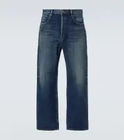 [Saint Laurent] Saint Laurent High-rise straight jeans 32 blue
