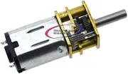 Mini DC N20 3V 6V12V 15RPM 30RPM 50RPM 60RPM 100RPM 200RPM 300RPM 500RPM 1000RPM Micro Speed Reduction Gear Motor with Metal Gearbox (3V 60 rpm)