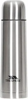 Trespass Unisex Thirst 50 X Durable Stainless Steel Insulated Travel Camping Flask for Hot and Cold Drinks Tea Coffee Soup