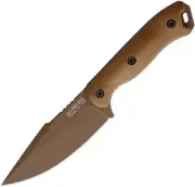 KA-BAR BECKER BK18 Harpoon Tan Fixed Blade KA BAR Hunting Knife w Sheath - SALE!