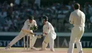 Australia v England in Sydney 4-1-99 ALEC STEWART is out stum- Old Cricket Photo