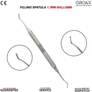 Dental Burnisher Ball Tip 1.7mm/2mm Spatula for Amalgam and Restorative Use