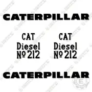 Fits Caterpillar No. 212 Decal Kit Scraper Equipment Decals Motor Grader