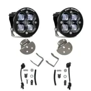Baja Designs Fog Pocket Light Kit Squadron Series SAE Pattern Clear Lens 447615
