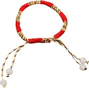 [Generic] FemaleString Braided Bracelet Rope Bead Handmade Drawstring Knitted Hand Chain Universal for Wristband Jewelry