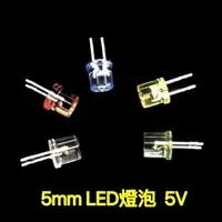 在飛比找蝦皮購物優惠-5mm LED燈泡  超高亮度  DC 5V