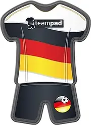 Chinchilla Teampad Non-Slip Pad in Germany Jersey Design - Car Mount for Mobile Phones & GPS in Jersey Style, for Football European Championships, Waterproof Underlay Without Adhesive