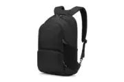Pacsafe LS450 Anti-Theft 25L ECONYL Backpack Slash Proof Bag in Black
