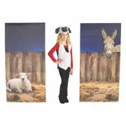 Nativity Pageant Backdrop Panel Cardboard Stand-Ups - Party Decor - 2 Pieces