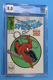 Amazing Spiderman #301 1988 CGC 8.0 White Pages Cover Silver Sable