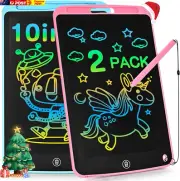 2 Pack LCD Writing Tablet 10 Inch Doodle Board Toddler Kids Toys Gifts, Drawing