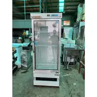在飛比找蝦皮購物優惠-單門冷藏透明展示冰箱110v 400公升 保固一個月 $12