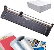 A2 Paper Cutter, A2 Rotary Paper Trimmer Cutter, Cutting Width 60Cm/23.6in, Can Cut 1Mm/10 Sheets of Paper, Can Cut Different Materials, Rust-Proof Metal Panel, for Printing Shops, Schools