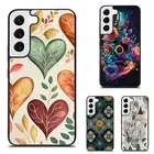 For Samsung Galaxy Z Fold Flip 3 4 5 6 repeating decor print Boho Flexible Cases