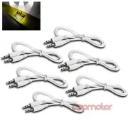 6 10FT 3.5MM M/M JACK AUX STEREO CABLE CORD IPAD IPHONE IPOD MP3 CAR ZUNE WHITE