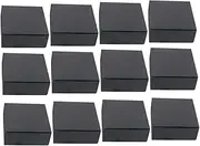 OHPHCALL 24pcs Boxes Black Cardboard Packaging Boxes Storage Boxes for Moving Items Reliable Material with Falling Cushioning for Shipping and Organizing