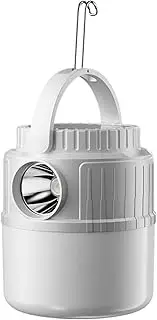 Solar Camping Lantern - Solar Camping Lights Waterproof 3000mAh | Waterproof Portable Survival Flashlight for Courtyard Patio Fishing Power Outages Yard Gazebo Home Garden Corridor