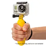 Xit XTGPFH Floating Bobber Handle Mount for Action Cameras with Strap - Yellow