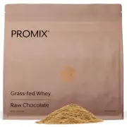Promix Whey Protein Powder Raw Chocolate - 2.5lb Bulk - Grass-Fed & 100% All ...