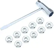 [SING F LTD] Garden Chainsaw Wrench 13x19mm Screwdriver Spanner M8 Bar Nuts Replacement Parts Repair Tools Compatible with Stihl 017 018 019 020 021 023 MS170 MS180 MS230 MS250 MS270 MS360 MS640