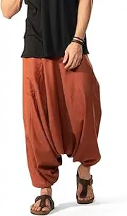 [The Veshti Company] Men's Premium Loose Baggy Bohemian Yoga Harem Pants