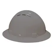 Erb Safety Hard Hat,Type 1, Class C,Pinlock,Gray 19537 Erb Safety 19537
