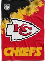 Kansas City Chiefs NFL Flannel Blanket Cuddly Fleece Blanket Quilt Velour Blanket Throw Corner 150 x 200 cm