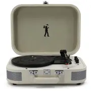 Flea Market Premium Suitcase Turntable Player (Cream)
