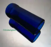 Real BottleNeck Guitar Slide Hand Finish Cobalt Blues