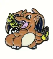 Pokemon Charizard Cute Custom Enamel Pin Brooch Nintendo Anime